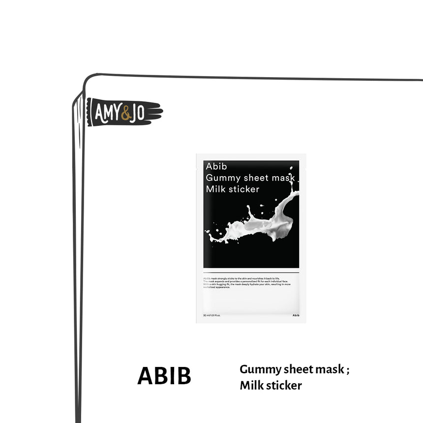 [ABIB/アビブ] ガムマスク＃ミルクステッカー[10EA]_Gummy sheet mask ; Milk sticker
