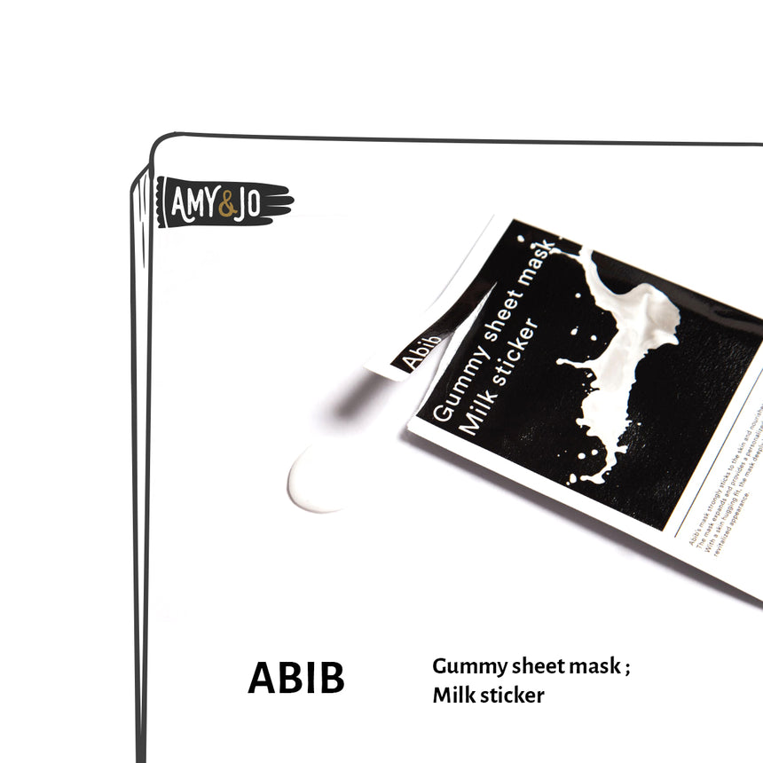 [ABIB/アビブ] ガムマスク＃ミルクステッカー[10EA]_Gummy sheet mask ; Milk sticker