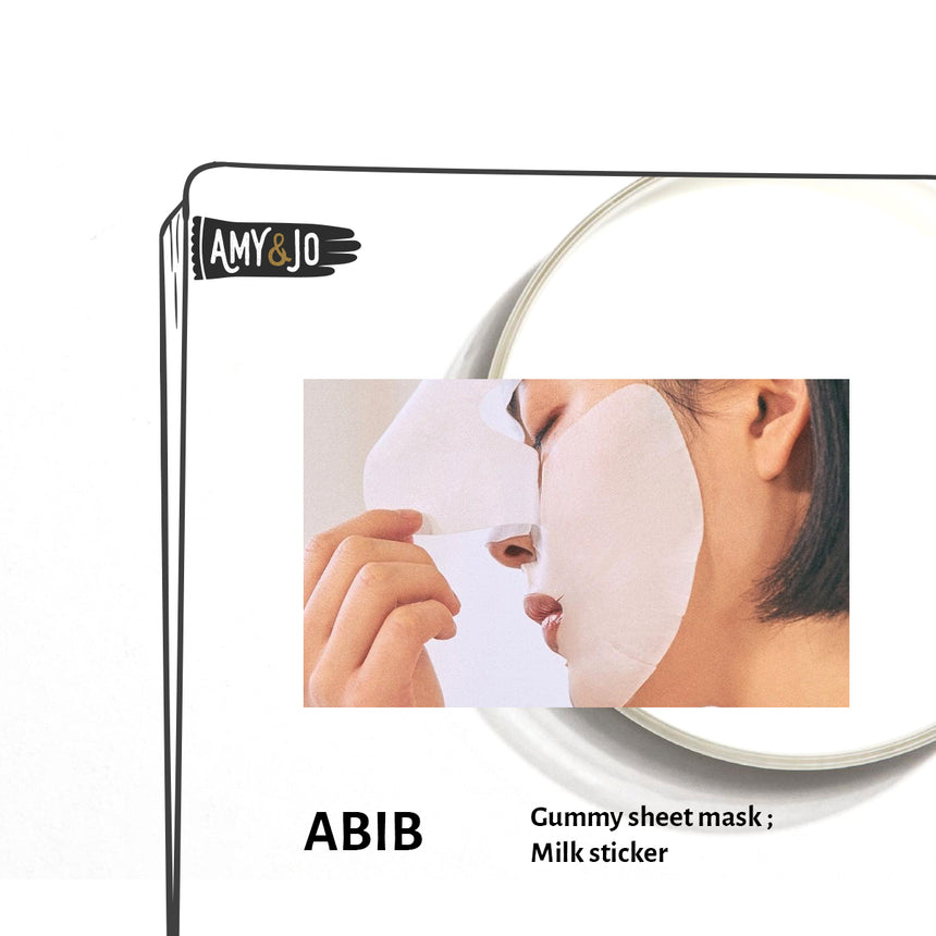ABIB/アビブ] ガムマスク＃ミルクステッカー[10EA]_Gummy sheet mask ; Milk sticker – Amy n Jo