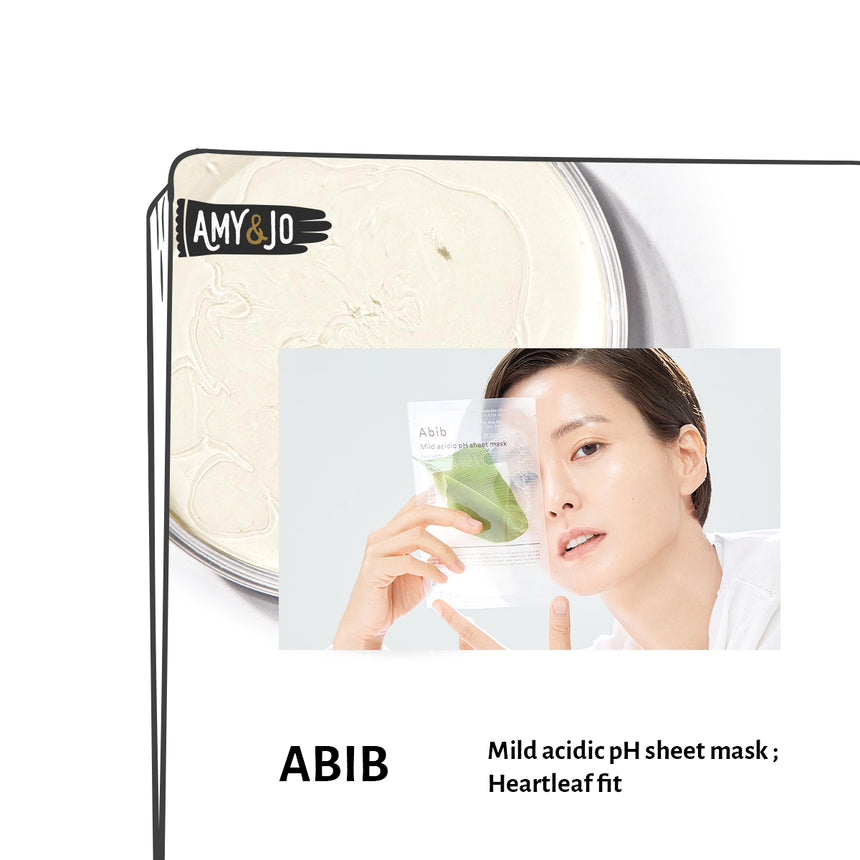 [ABIB/アビブ] 弱酸性マスク＃ドクダミピット[10EA]_Mild acidic pH sheet mask ; Heartleaf fit