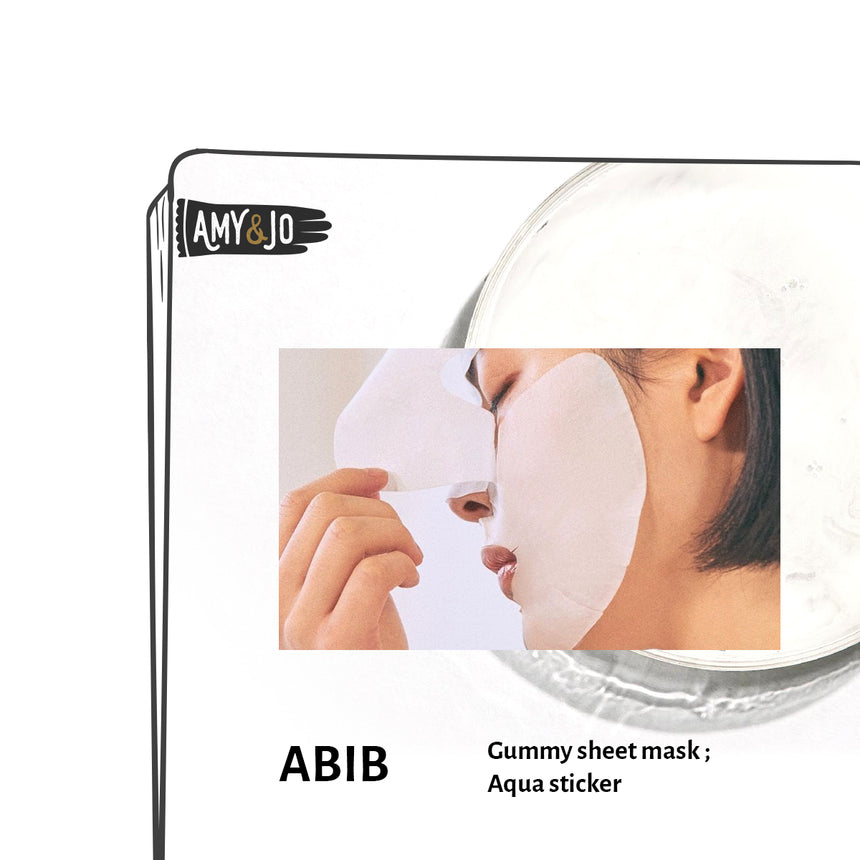 [ABIB/アビブ] 弱酸性マスク＃アクアステッカー[10EA]_Gummy sheet mask ; Aqua sticker