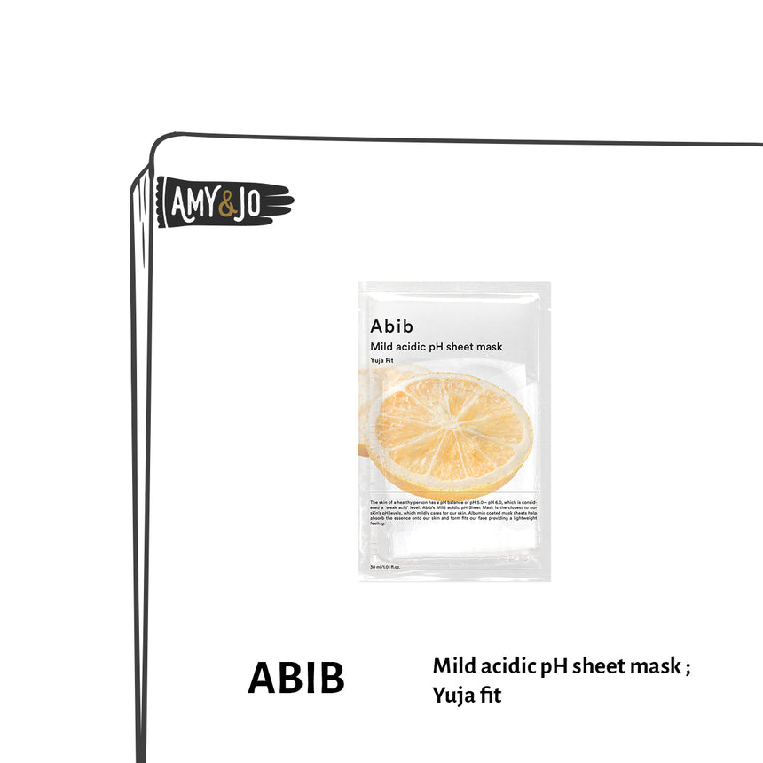 [ABIB/アビブ] 弱酸性マスク＃ゆずピット[10EA]_Mild acidic pH sheet mask ; Yuja fit