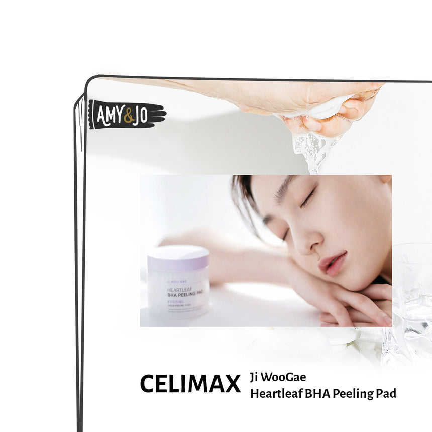 [CELIMAX/セリマックス] 消しゴムパッドビーエッチエーピーリングパッド_Heartleaf BHA Peeling Pad
