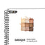 [DASIQUE/デイジーク] シャドーパレット#01シュガー ブラウニー_Shadow Palette #01 Sugar Brownie