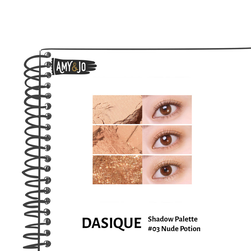 [DASIQUE/デイジーク] シャドーパレット#03ヌードポーション_Shadow Palette #03 Nude Potion