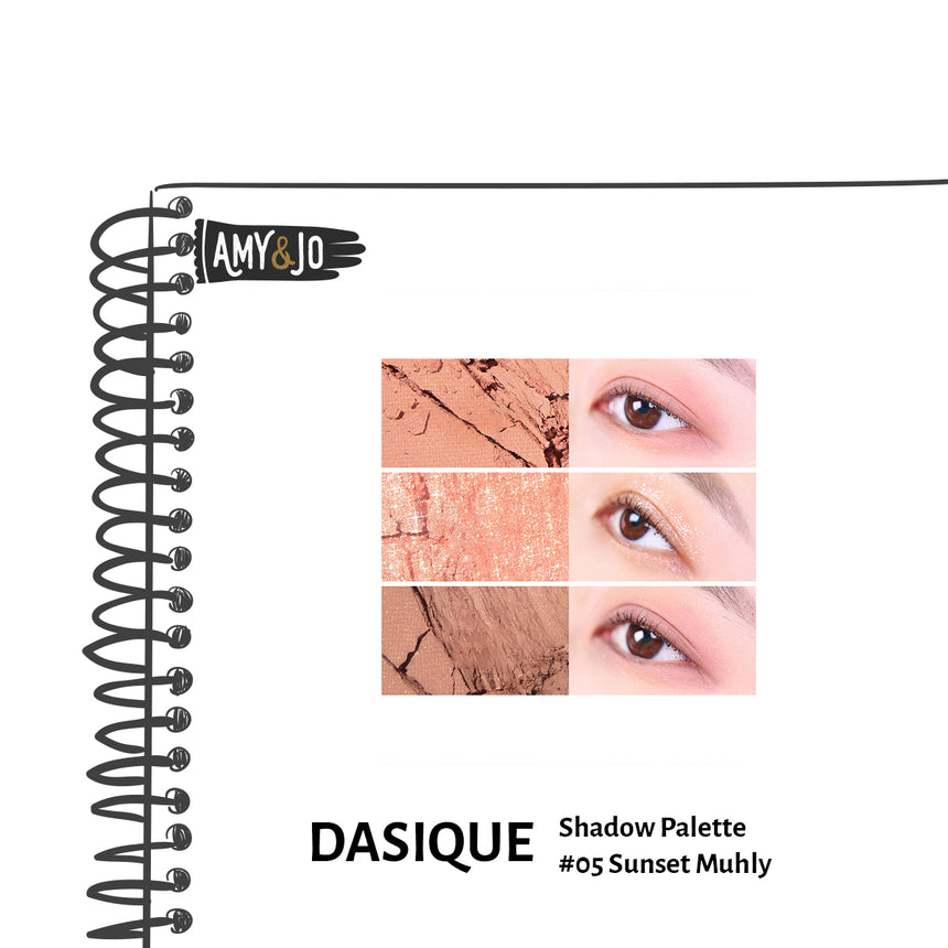 [DASIQUE/デイジーク] シャドーパレット#05 サンセットミュリー_Shadow Palette #05 Sunset Muhly