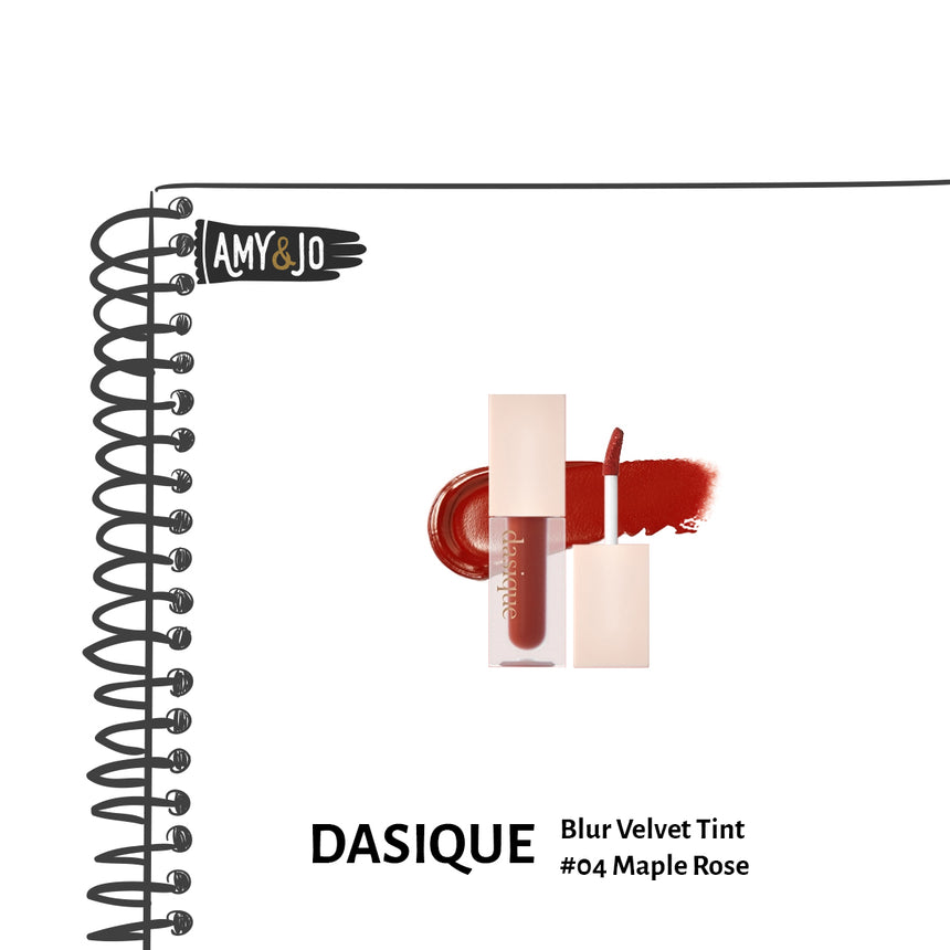 [DASIQUE/デイジーク] ブラーベルベットティント#04メープルローズ_Blur Velvet Tint #04 Maple Rose