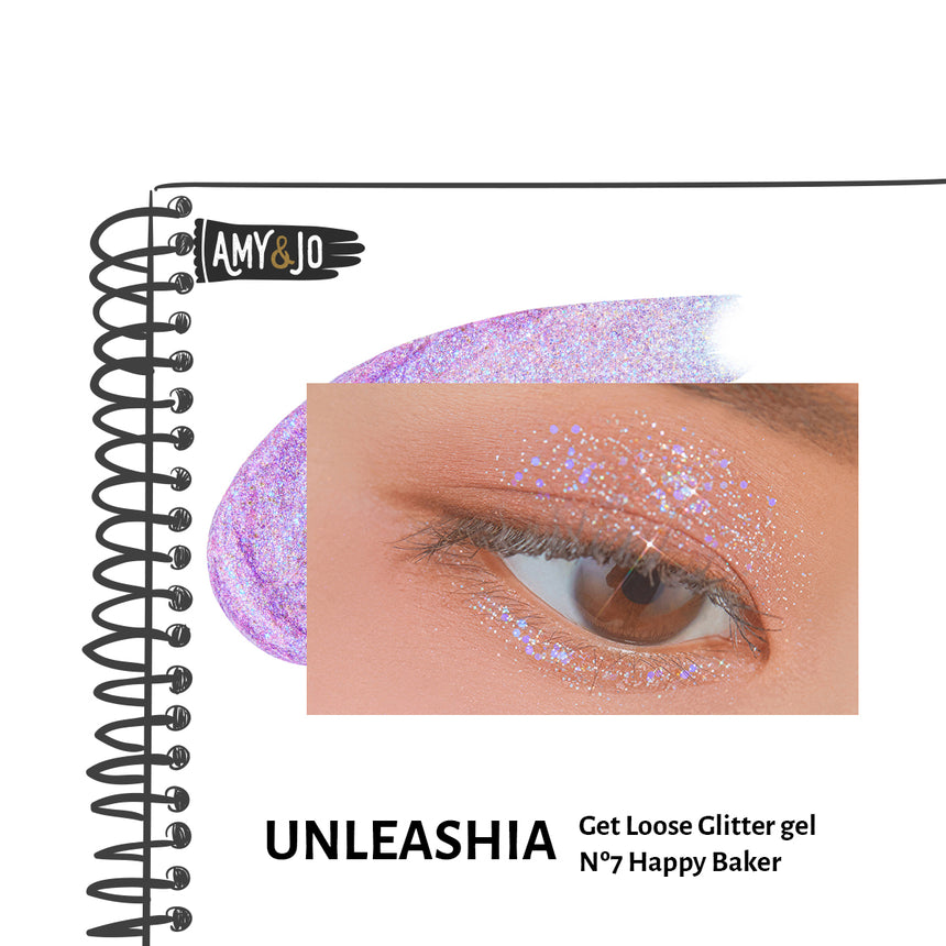 [UNLEASHIA/アンリシア] ゲットルーズグリッタージェル#07ハッピーベーカー+_Get Loose Glitter gel Nº 7 Happy Baker