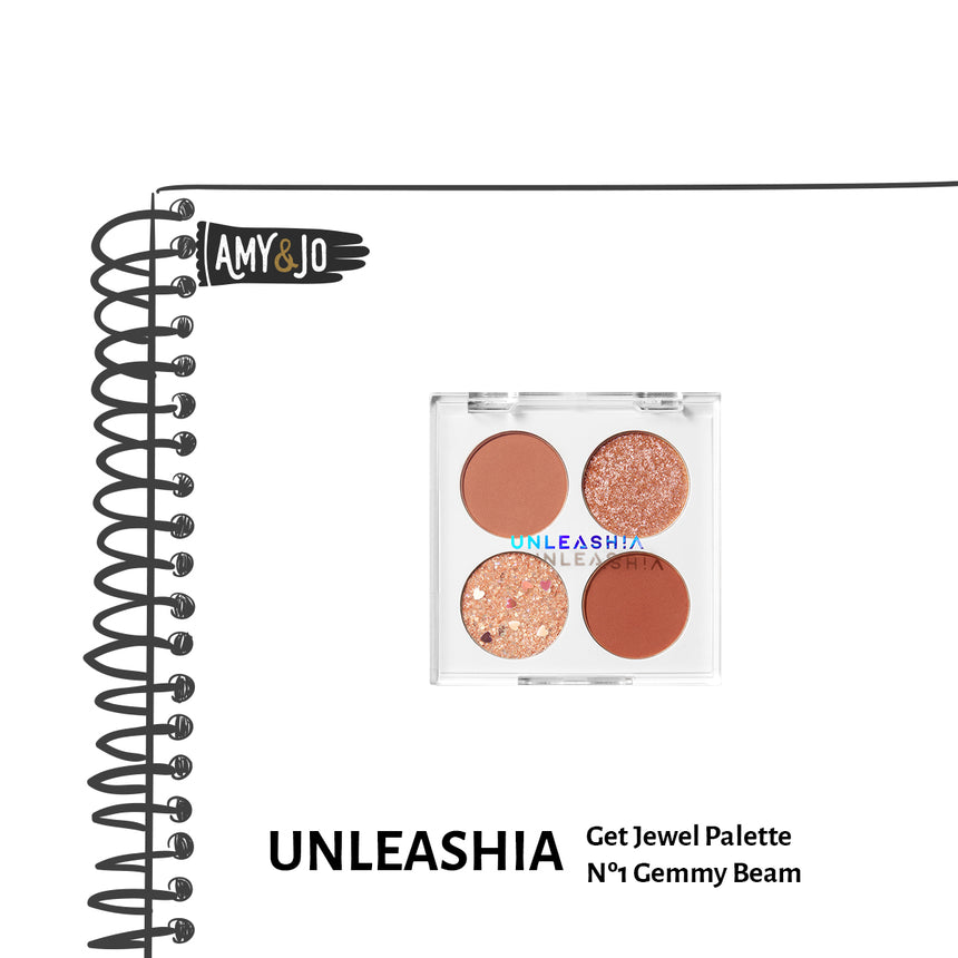 [UNLEASHIA/アンリシア] ジェルジュエルパレット#01ジェムミビーム_Get Jewel Palette Nº 1 Gemmy Beam