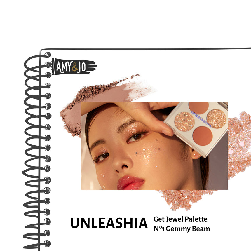 [UNLEASHIA/アンリシア] ジェルジュエルパレット#01ジェムミビーム_Get Jewel Palette Nº 1 Gemmy Beam