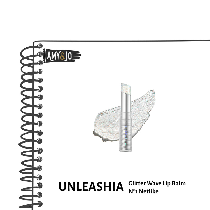 [UNLEASHIA/アンリシア] グリタリーウェーブリップバーム#01ネットライク_Glitter Wave Lip Balm Nº 1 Netlike