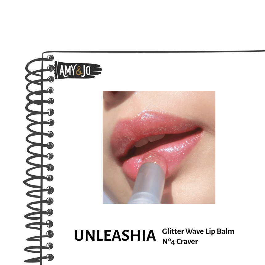 [UNLEASHIA/アンリシア] グリタリーウェーブリップバーム#04クレーバー_Glitter Wave Lip Balm Nº 4 Craver