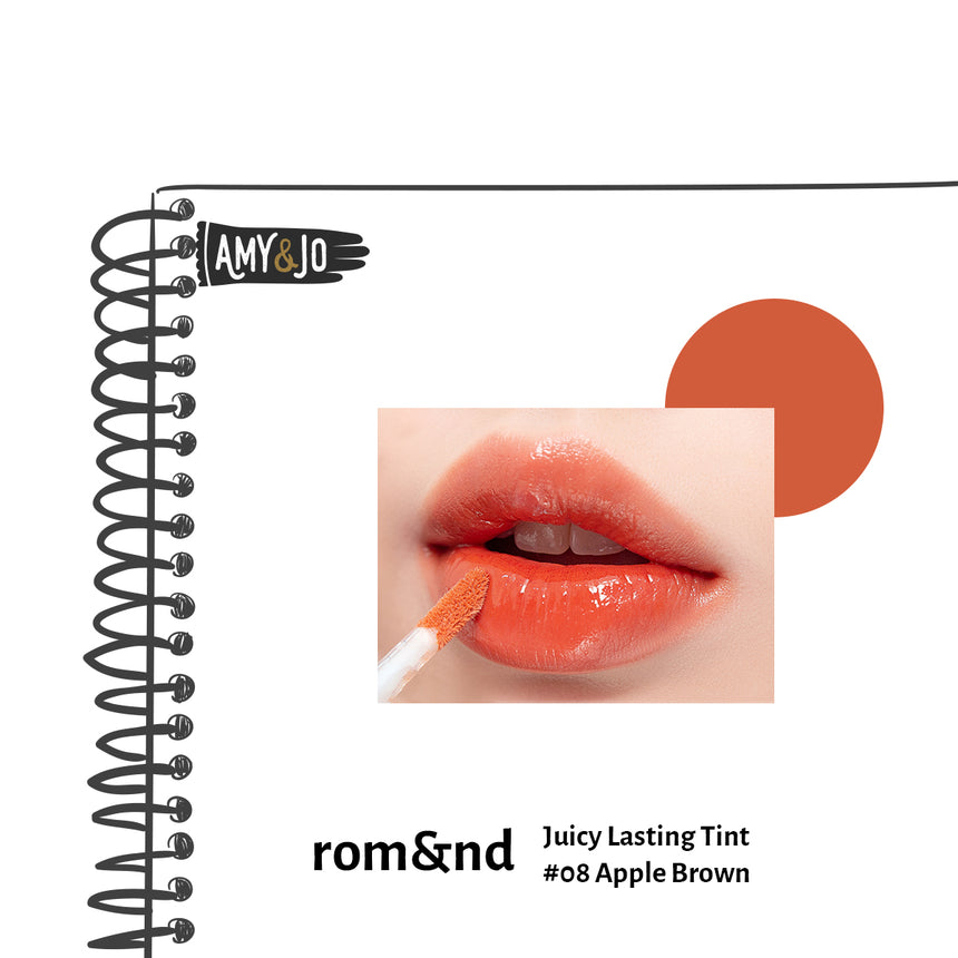 [ROMAND/ロムアンド] ジューシー ラスティング ティント＃08アップルブラウン_Juicy Lasting #08 Apple Brown