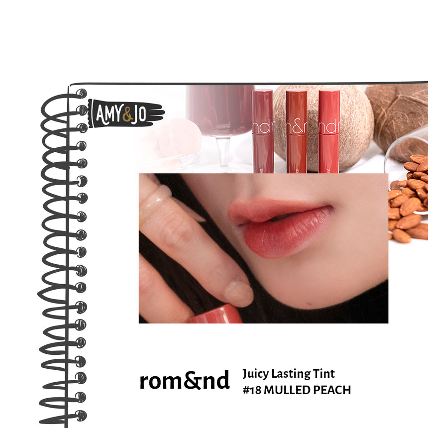 [ROMAND/ロムアンド] ジューシー ラスティング ティント＃18モルドゥピッチ_Juicy Lasting #18 MULLED PEACH