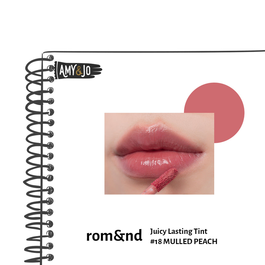 [ROMAND/ロムアンド] ジューシー ラスティング ティント＃18モルドゥピッチ_Juicy Lasting #18 MULLED PEACH
