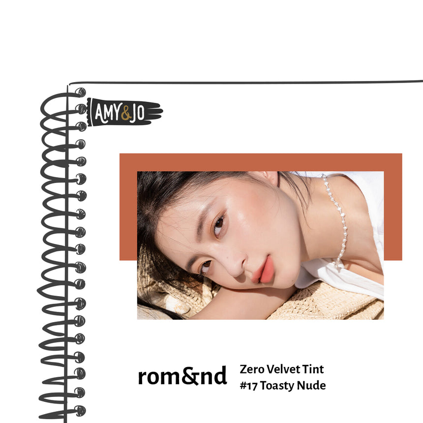 [ROMAND/ロムアンド] ゼロベルベットティント＃17トスティヌード_Zero Velvet #17 Toasty Nude