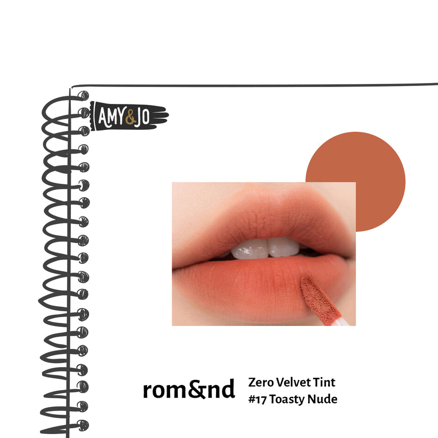[ROMAND/ロムアンド] ゼロベルベットティント＃17トスティヌード_Zero Velvet #17 Toasty Nude