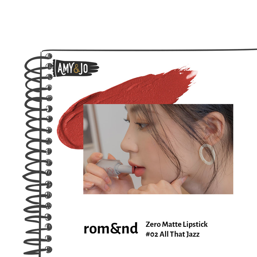 [ROMAND/ロムアンド] ゼロマットリップスティック＃02オールザットジャズ_Zero Matte Lipstick #02 All That Jazz