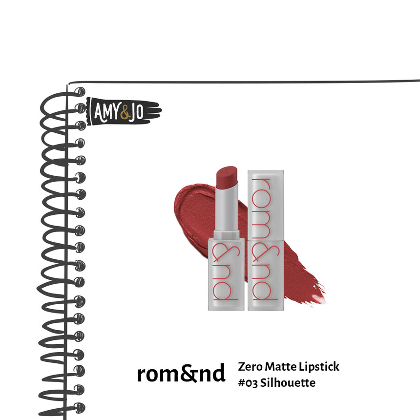 [ROMAND/ロムアンド] ゼロマットリップスティック＃03シルエット_Zero Matte Lipstick #03 Silhouette