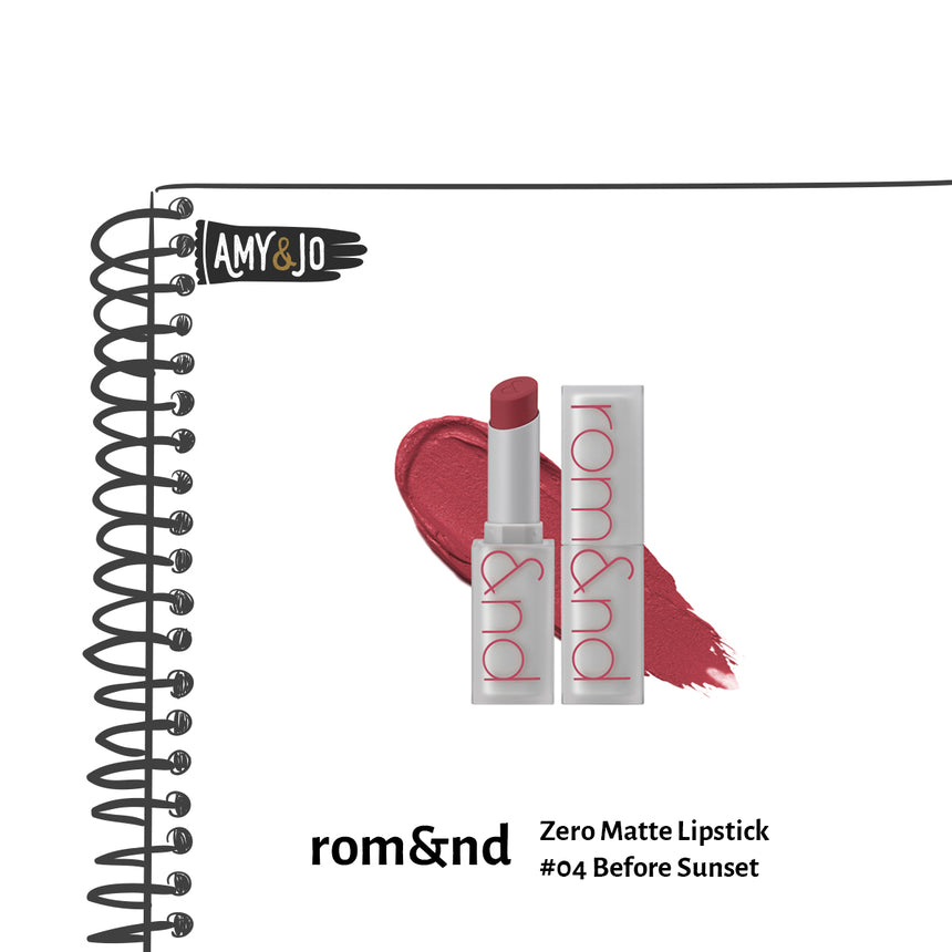 [ROMAND/ロムアンド] ゼロマットリップスティック＃04ビフォアサンセット_Zero Matte Lipstick #04 Before Sunset