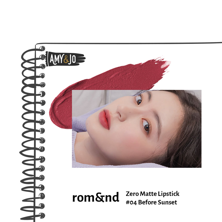 [ROMAND/ロムアンド] ゼロマットリップスティック＃04ビフォアサンセット_Zero Matte Lipstick #04 Before Sunset