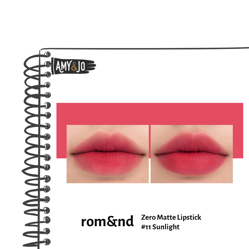 [ROMAND/ロムアンド] ゼロマットリップスティック＃11サンライト_Zero Matte Lipstick #11 Sunlight