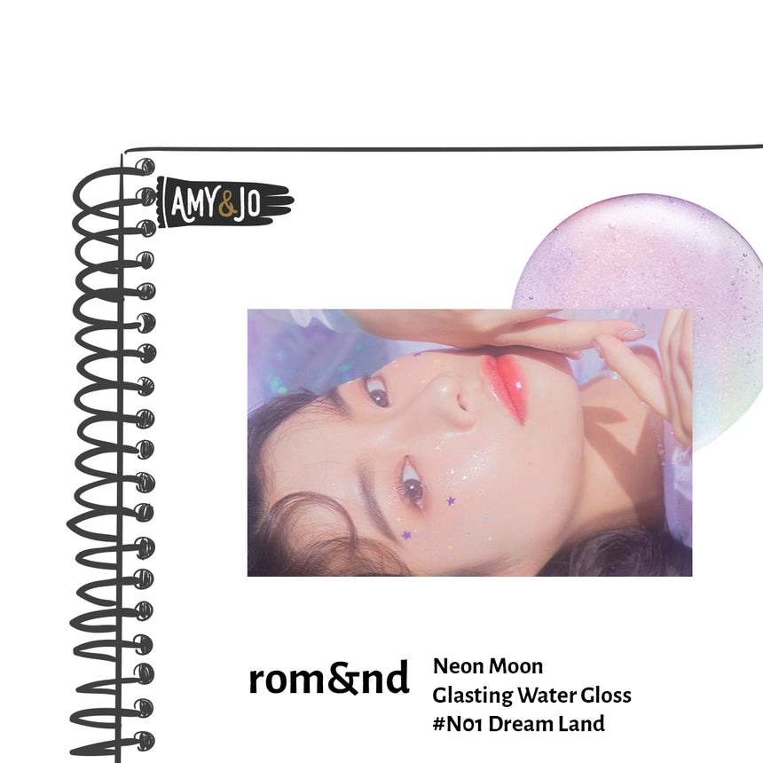 [ROMAND/ロムアンド] ネオンムングルスティングウォーターグロス＃N01ドリームランド_Neon Moon Glasting #N01 Dream Land